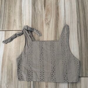 Zara Crop Floral Top